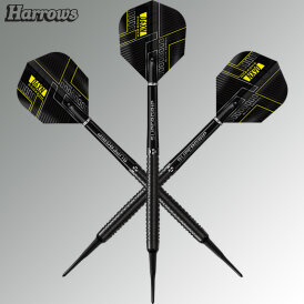 Harrows Soft Darts NX90 Black Edition 90% Tungsten Softtip Dart Softdart