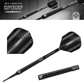 Harrows Soft Darts Supergrip Black Edition 90% Tungsten Softtip Dart Softdart