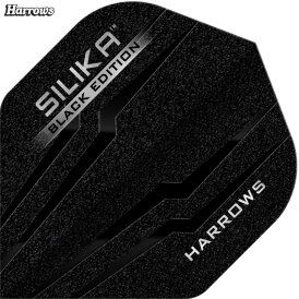 Harrows Dart Silika Black Edition Dart Flight speziell laminiert Flightform / Shapes Nr. 2