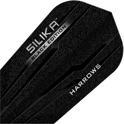 Harrows Dart Silika Black Edition Dart Flight speziell laminiert Flightform / Shapes Slim