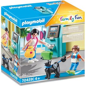 Playmobil Family Fun PLAYMO Urlauber mit Geldautomat 70439