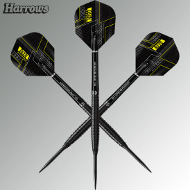Harrows Steel Darts NX90 Black Edition 90% Tungsten Steeltip Dart Steeldart 22 g