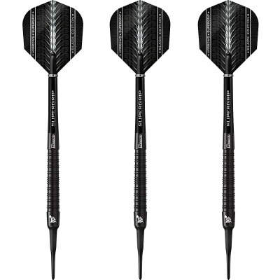 Harrows Soft Darts Supergrip Black Edition 90% Tungsten Softtip Dart Softdart 20 g