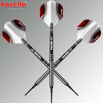 Karella Soft Darts ShotGun silver Steffen Siepmann 80% Tungsten Softtip Darts Softdart 20 g Verpackung beschdigt
