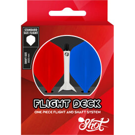 Shot Dart Flight Deck 2 in1 Schaft-Flights-System IM Intermediate USA