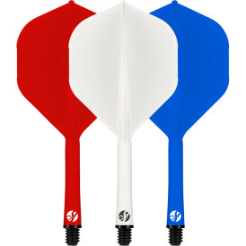 Shot Dart Flight Deck 2 in1 Schaft-Flights-System M...