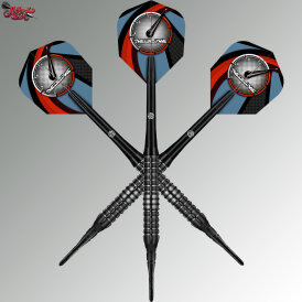 Shot Soft Darts Redline Blazed 80% Tungsten Softtip Darts Softdart 20 g