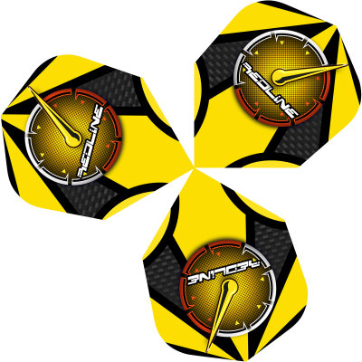 Shot Dart Flights Redline Gizmo Nr.6 Dartflights Design Gizmo