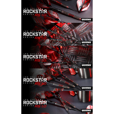 Winmau Steel Darts Joe Cullen Rockstar Series RS 1.0 90% Tungsten Steeltip Dart Steeldart