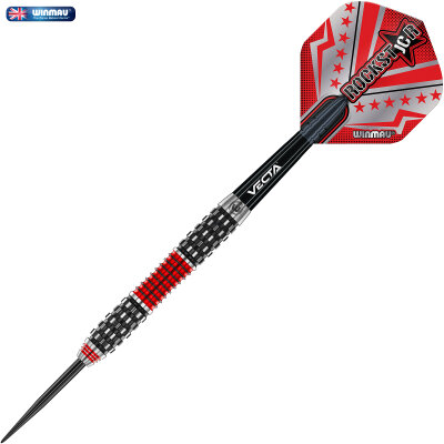 Winmau Steel Darts Joe Cullen Rockstar Series RS 1.0 90% Tungsten Steeltip Dart Steeldart