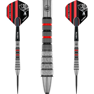 Winmau Steel Darts Dennis Priestley The Menace Diamond 3-Zero 90% Tungsten Steeltip Dart Steeldart 24 g