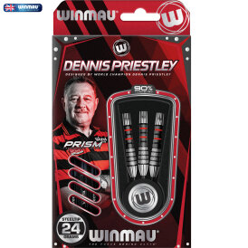 Winmau Steel Darts Dennis Priestley The Menace Diamond 3-Zero 90% Tungsten Steeltip Dart Steeldart 24 g