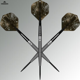 Mission Darts Steel Darts Saturn Hyperion Model 90% Tungsten Steeltip Darts Steeldart 24 g