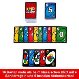 Mattel UNO Show em No Mercy Kartenspiel MATTEL Games HWV18