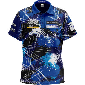 Red Dragon Darts Luke Humphries Cool Hand World Champion Tour Player Shirt Matchshirt Dart Shirt Trikot Design 2024 Größe M
