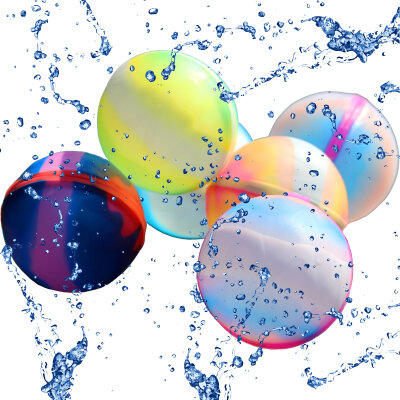Nachhaltige Wasserbomben Wiederverwendbare Wasserballons aus Silikon mit Magnet Luftballons Selbstschließend 12er Set