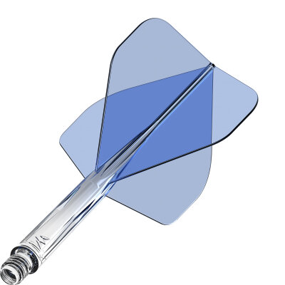 Mission Force 90 New Moulded Flight & Shaft System Gradient Transparent IM Intermediate Blau Nr.2