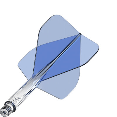 Mission Force 90 New Moulded Flight & Shaft System Gradient Transparent S Kurz Blau Nr.2