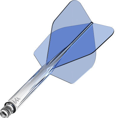 Mission Force 90 New Moulded Flight & Shaft System Gradient Transparent M Mittel Blau Nr.6