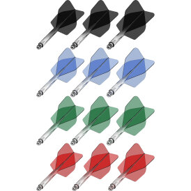 Mission Force 90 New Moulded Flight & Shaft System Gradient Transparent S Kurz Rot Nr.6