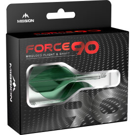Mission Force 90 New Moulded Flight & Shaft System Gradient Transparent IM Intermediate Grün Nr.6