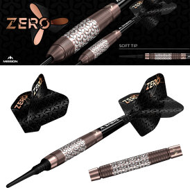Mission Darts Soft Darts Zero 97,5% Tungsten Bronze Softtip Darts Softdart 18 g