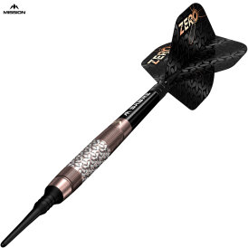 Mission Darts Soft Darts Zero 97,5% Tungsten Bronze Softtip Darts Softdart 18 g