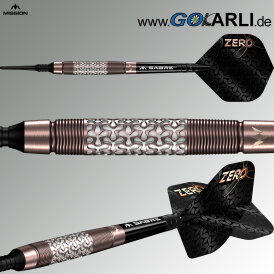 Mission Darts Soft Darts Zero 97,5% Tungsten Bronze Softtip Darts Softdart 18 g
