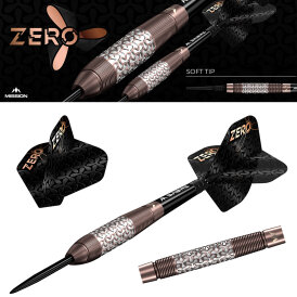 Mission Darts Steel Darts Zero 97,5% Tungsten Bronze Steeltip Darts Steeldart 28 g