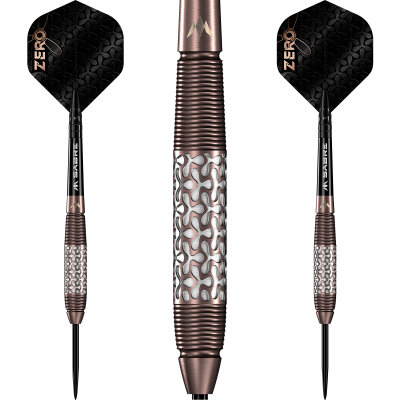 Mission Darts Steel Darts Zero 97,5% Tungsten Bronze Steeltip Darts Steeldart 30 g