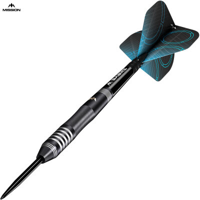 Mission Darts Steel Darts Precision 90% Tungsten Black Steeltip Darts Steeldart