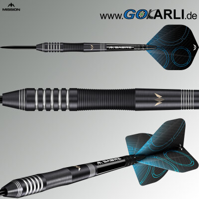 Mission Darts Steel Darts Precision 90% Tungsten Black Steeltip Darts Steeldart