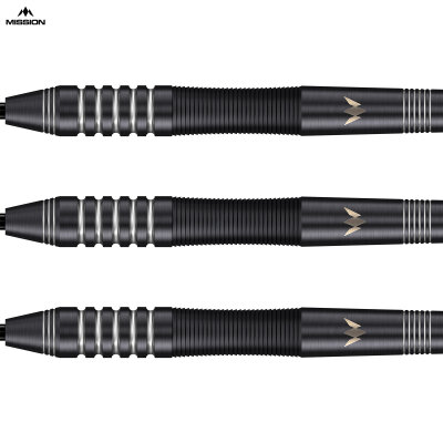 Mission Darts Steel Darts Precision 90% Tungsten Black Steeltip Darts Steeldart