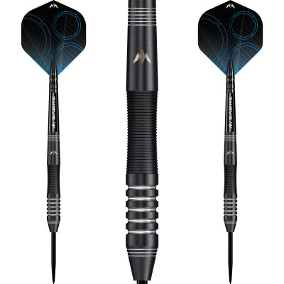 Mission Darts Steel Darts Precision 90% Tungsten Black Steeltip Darts Steeldart 23 g