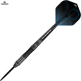 Mission Darts Steel Darts Precision 90% Tungsten Black Steeltip Darts Steeldart 23 g