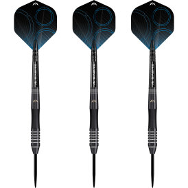 Mission Darts Steel Darts Precision 90% Tungsten Black Steeltip Darts Steeldart 25 g