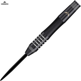 Mission Darts Steel Darts Precision 90% Tungsten Black Steeltip Darts Steeldart 25 g