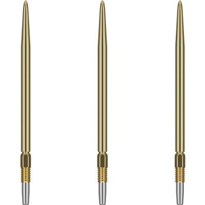 Target Steel Tip SWISS Point Dart Wechsel- Spitzen Schraubspitzen Smooth Point Gold 40 mm