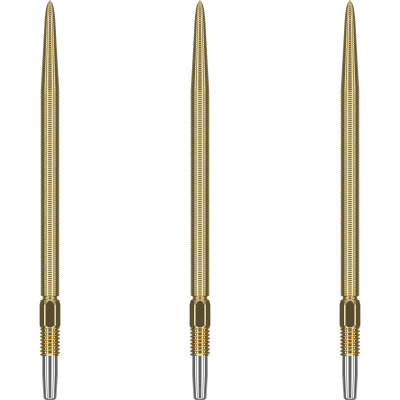 Target Steel Tip SWISS Point Dart Wechsel- Spitzen Schraubspitzen Nano Point Gold 40 mm