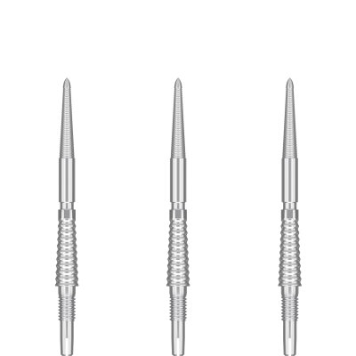 Target Steel Tip SWISS Point Dart Wechsel- Spitzen Schraubspitzen Silber LNC Point 30 mm