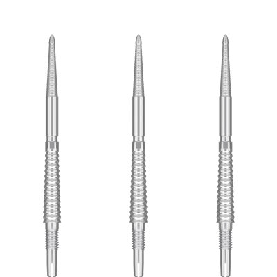 Target Steel Tip SWISS Point Dart Wechsel- Spitzen Schraubspitzen Silber LNC Point 35 mm