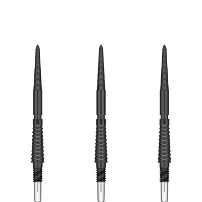 Target Steel Tip SWISS Point Dart Wechsel- Spitzen Schraubspitzen Schwarz LNC Point 30 mm