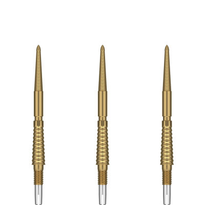 Target Steel Tip SWISS Point Dart Wechsel- Spitzen Schraubspitzen Gold LNC Point 30 mm