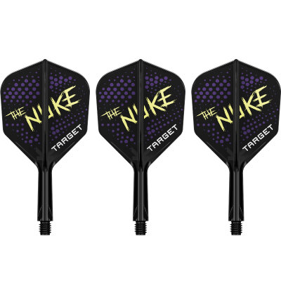 Target Dart K-Flex Flight- Schaftsystem Luke Littler The Nuke patentierten Twist-System Standard Nr.6 S Kurz