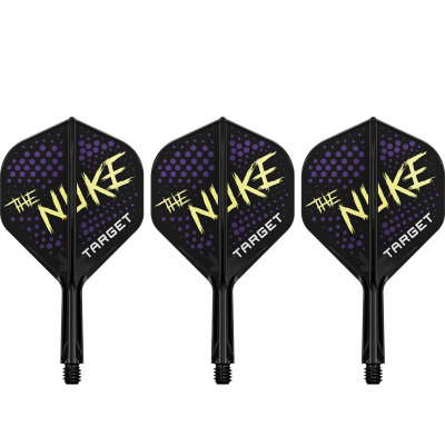 Target Dart K-Flex Flight- Schaftsystem Luke Littler The Nuke patentierten Twist-System Standard Nr.2 S Kurz