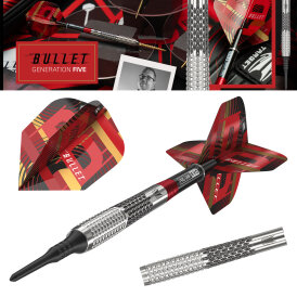 Target Soft Darts Stephen Bunting The Bullet Gen 5 Generation 5 95% Tungsten Softtip Dart Softdart 18 g