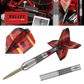 Target Steel Darts SWISS Point Stephen Bunting The Bullet Gen 5 Generation 5 95% Tungsten Steeltip Dart Steeldart 18 g