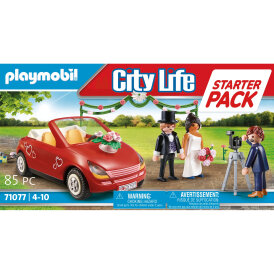 Playmobil City Life Starter Pack Hochzeit mit Spielzeug-Auto 71077