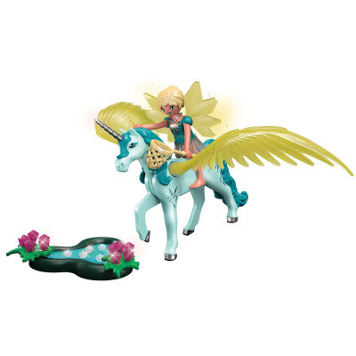 Playmobil Adventures of Ayuma Crystal Fairy mit Einhorn 70809