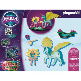 Playmobil Adventures of Ayuma Crystal Fairy mit Einhorn 70809